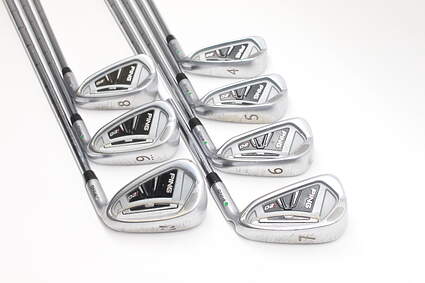 Ping I20 Iron Set 4-PW Ping CFS Steel Stiff Right Handed Green Dot 38.75in