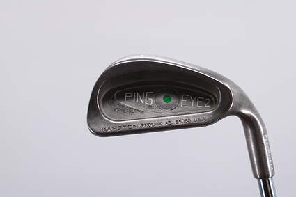 Ping Eye 2 Single Iron 6 Iron Stock Steel Shaft Steel Stiff Right Handed Green Dot 37.5in