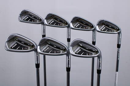 Ping I20 Iron Set 4-PW Ping CFS Steel Stiff Left Handed White Dot 38.0in