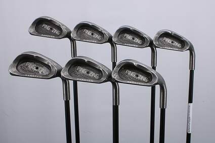 Ping Zing Iron Set 4-PW Stock Graphite Shaft Graphite Stiff Right Handed Black Dot 38.0in