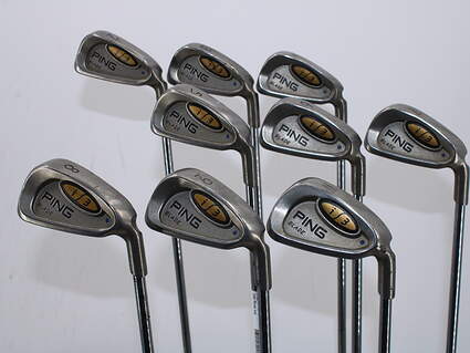 Ping i3 Blade Iron Set 2-9 Iron Stock Steel Shaft Steel Stiff Right Handed Blue Dot 38.0in