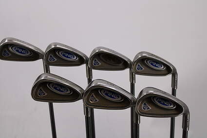 Ping G5 Iron Set 3-9 Iron UST Competition Series PROIron Graphite Regular Right Handed Blue Dot 38.5in