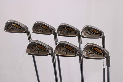 Ping i3 Blade Iron Set 4-PW Stock Steel Shaft Steel Stiff Right Handed Black Dot 38.0in