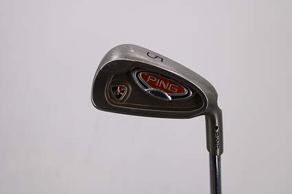 Ping G10 Single Iron 5 Iron Ping AWT Steel Stiff Right Handed Black Dot 38.75in