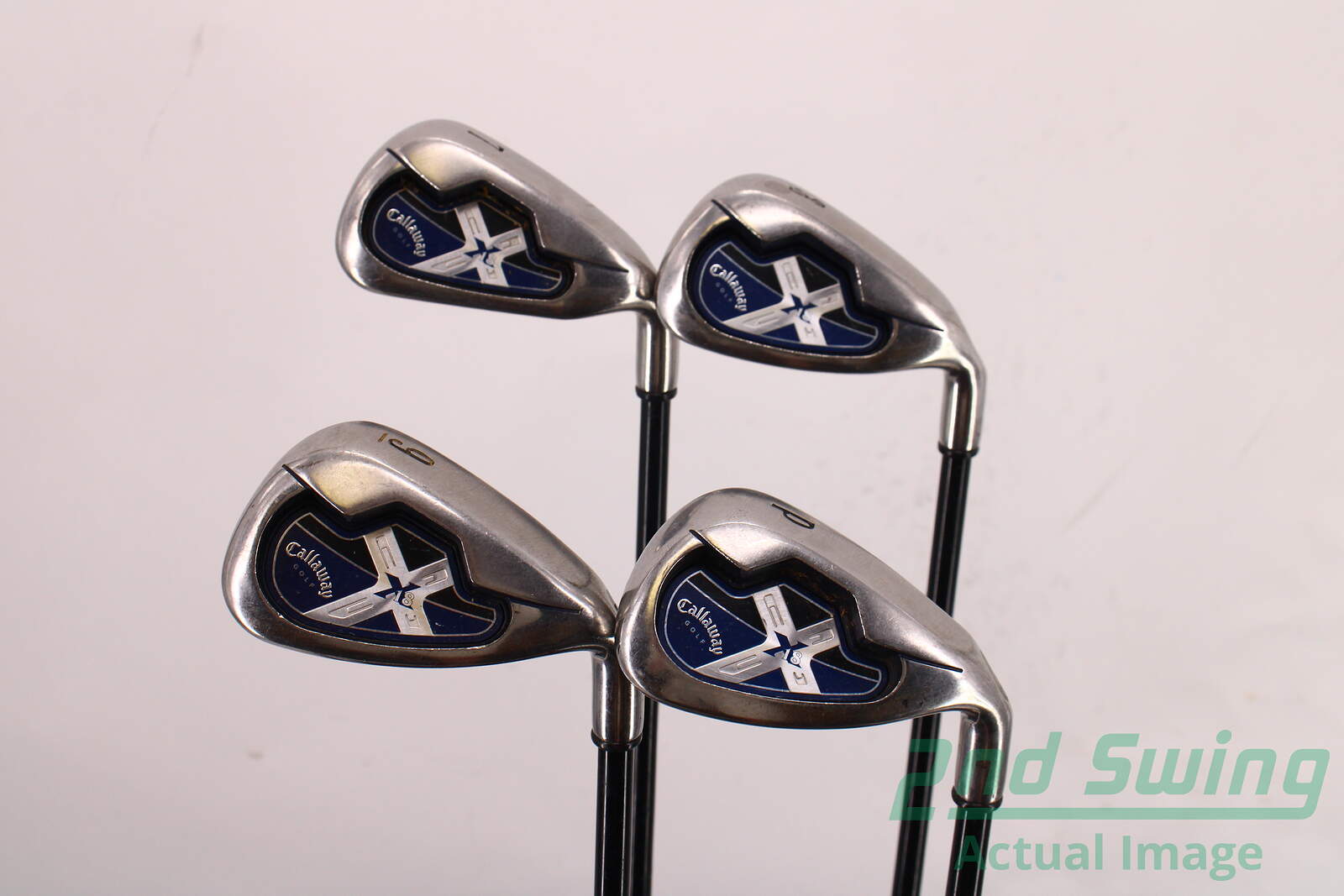 Used Callaway X18 Iron Set 7PW Callaway System CW85 Graphite Stiff