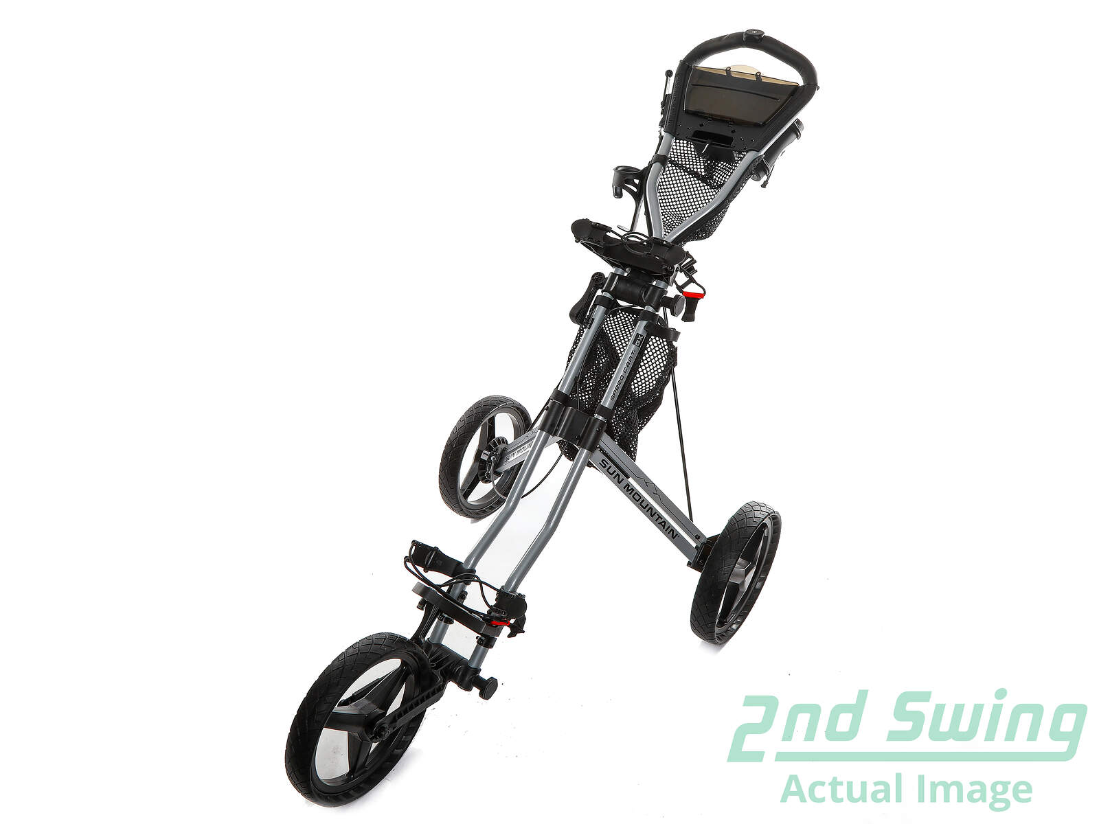 New Sun Mountain Speed Cart GX Push and Pull Golf Cart Silver. Ships