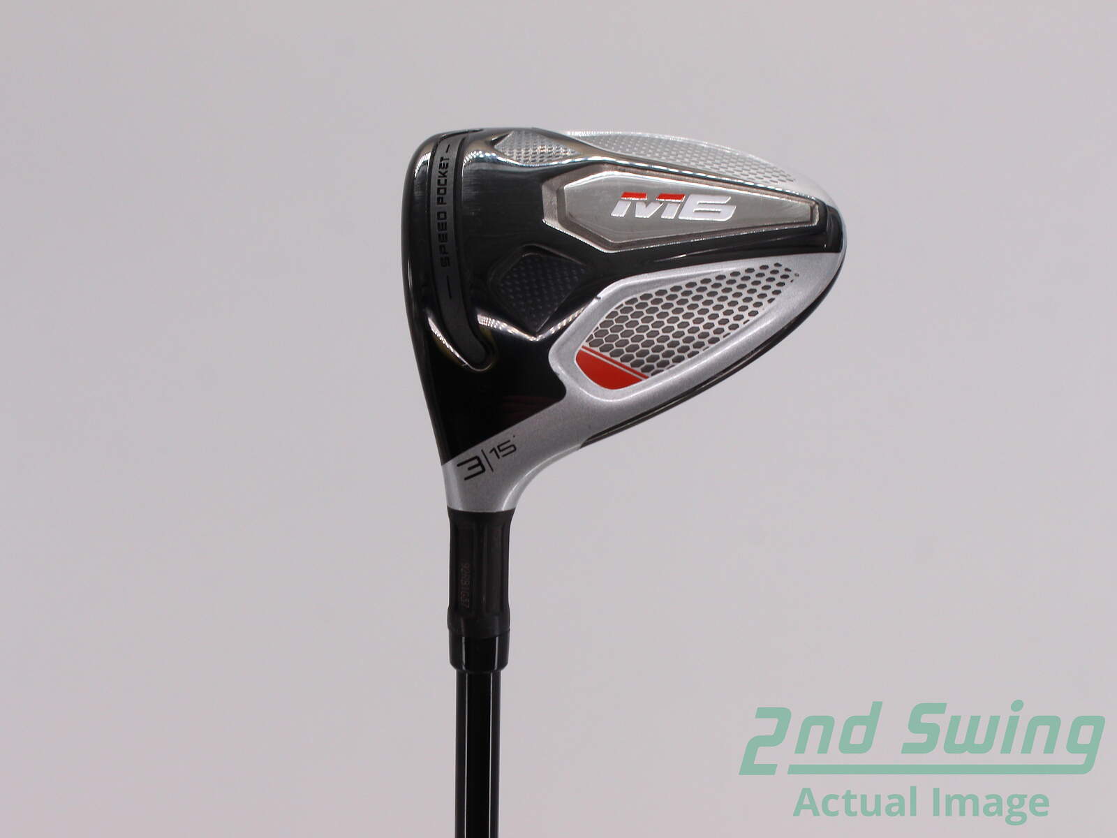 Used TaylorMade M6 Fairway Wood 3 Wood 3W 15° Fujikura ATMOS 6 Orange