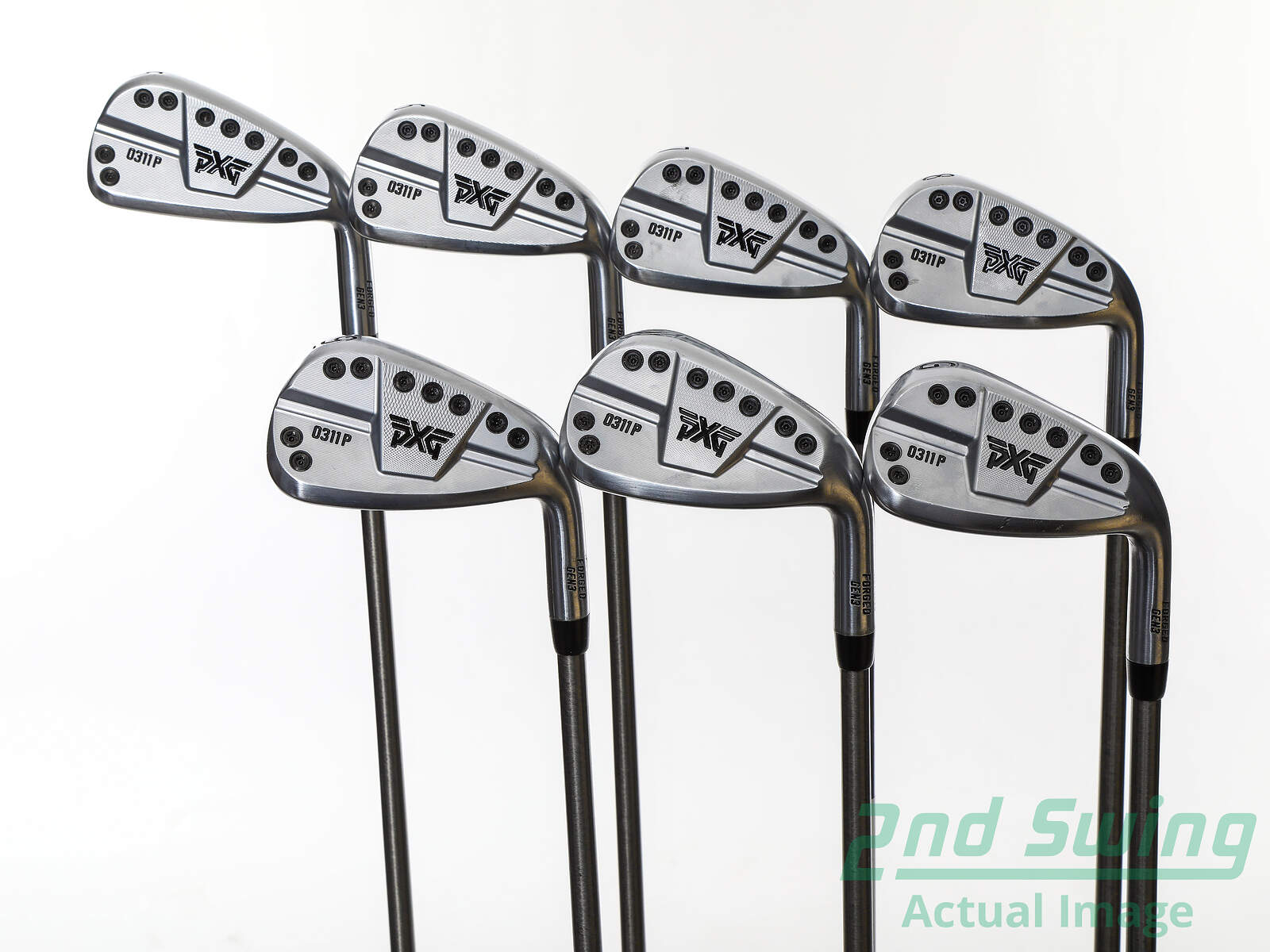 Used Pxg 0311 P Gen3 Iron Set 5 Gw Aerotech Steelfiber Fc70 Graphite Regular Right Handed 37 75in Used Golf Clubs 2nd Swing Golf