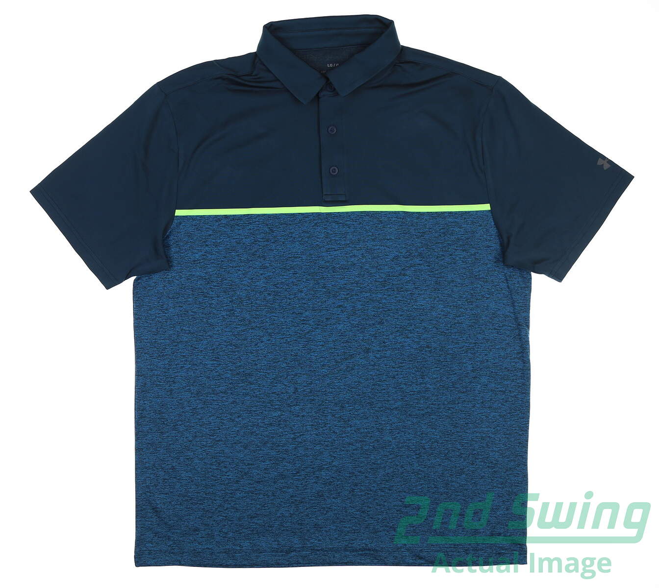 under armour teal polo