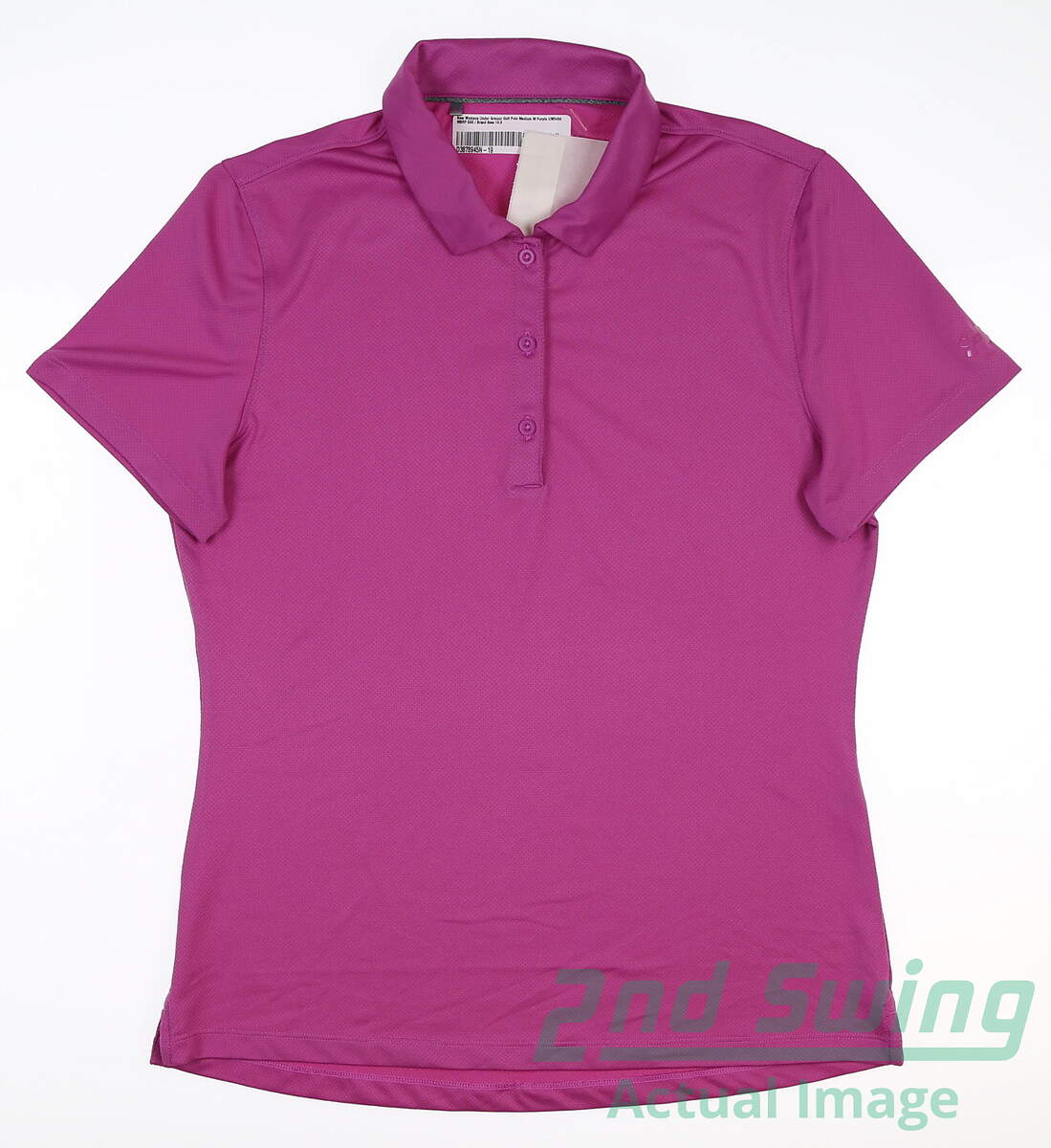 purple under armour golf shirt