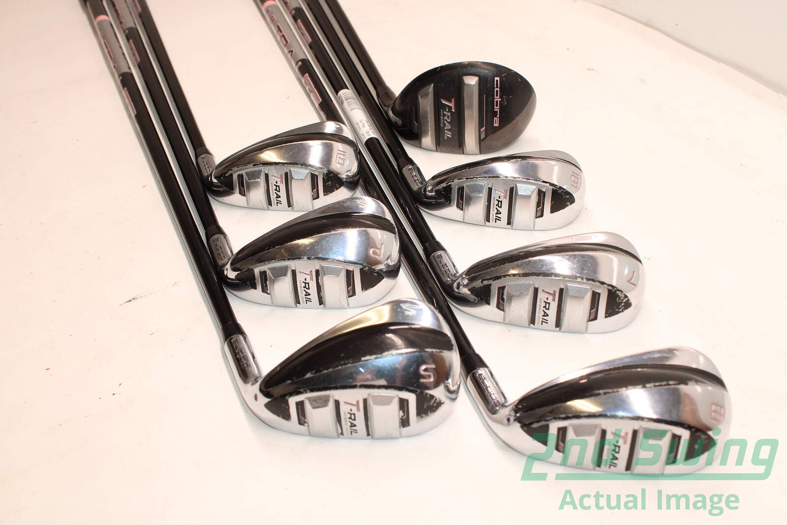 Used Cobra TRail Iron Set 5H 6PW SW Cobra Ultralite 45 Graphite