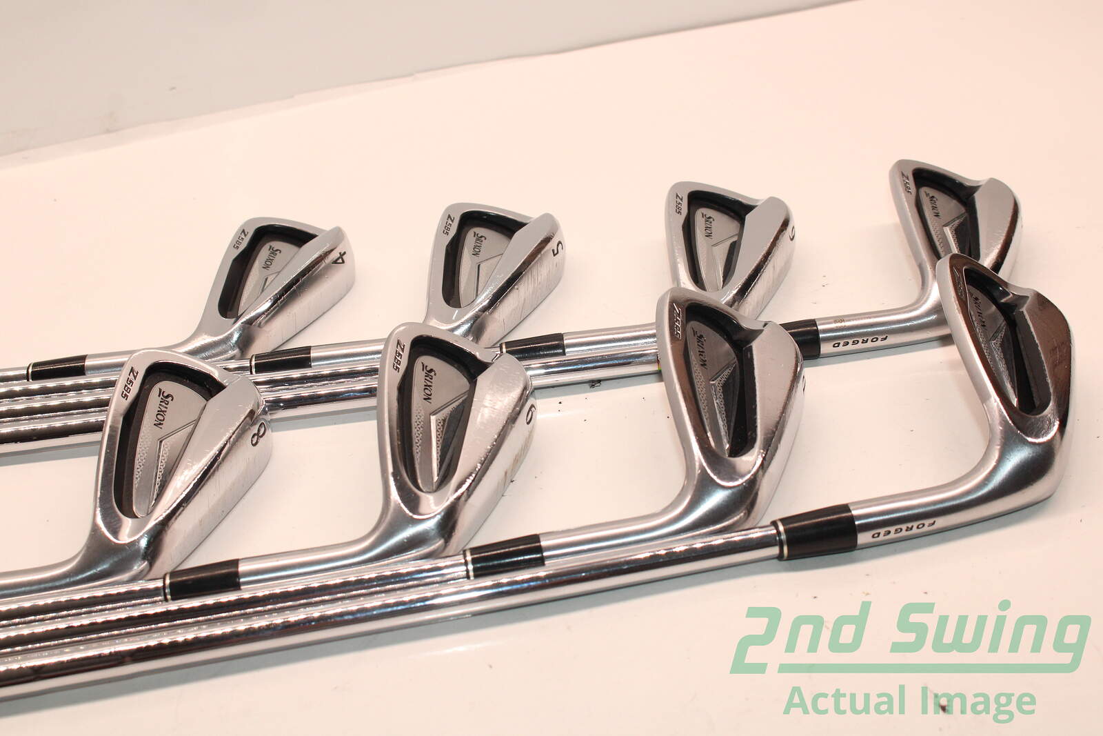 Used Srixon Z585 Iron Set 4 Pw Gw Nippon Ns Pro Modus 3 Tour 105 Steel Regular Right Handed 38 25in Used Golf Clubs 2nd Swing Golf