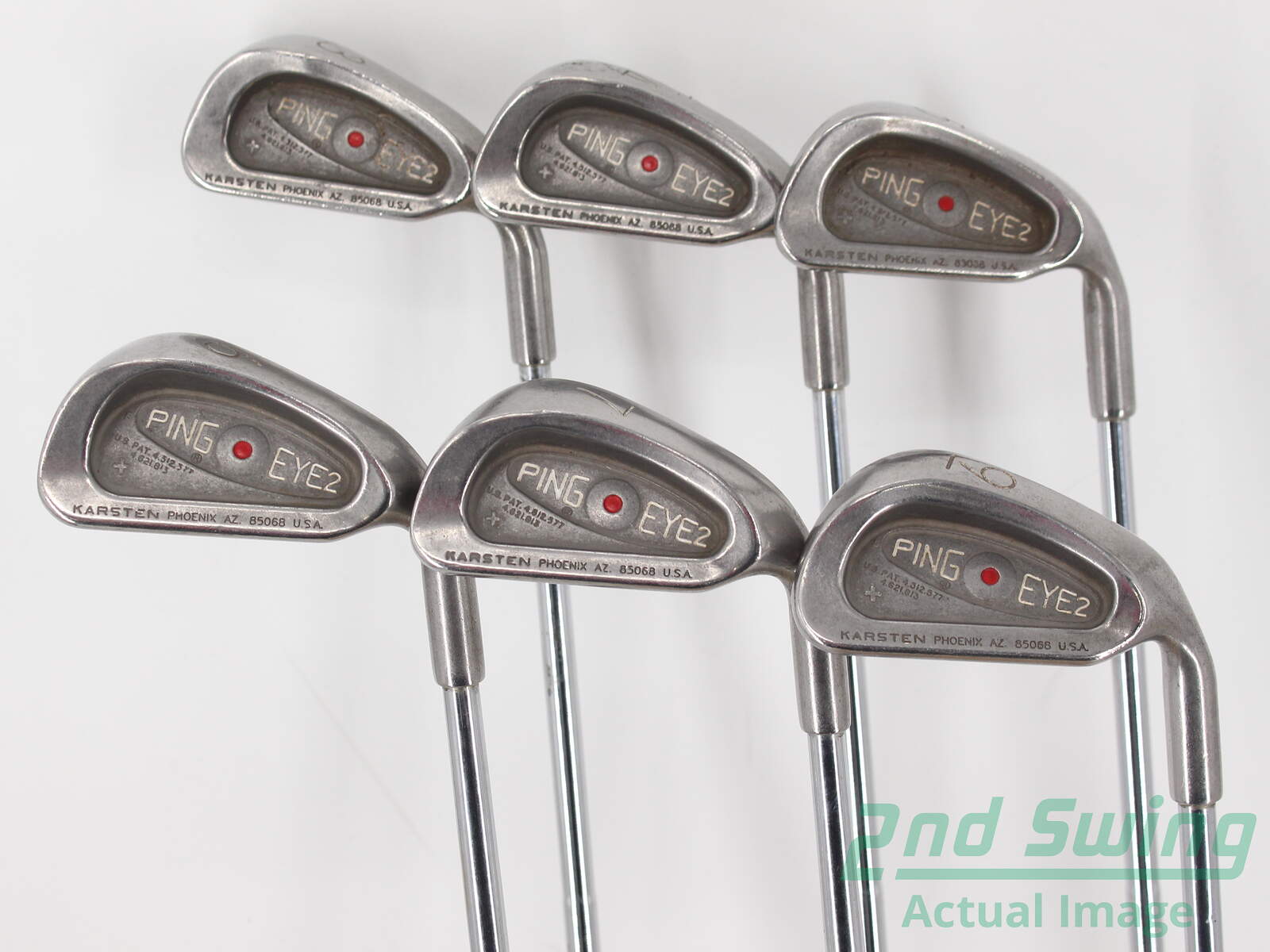 Used Ping Eye 2 No Iron Set 4 Pw Stock Graphite Shaft