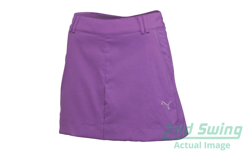 New Womens Puma Golf Dry Cell Solid Tech Skort Size 8 Purple 563498 ...