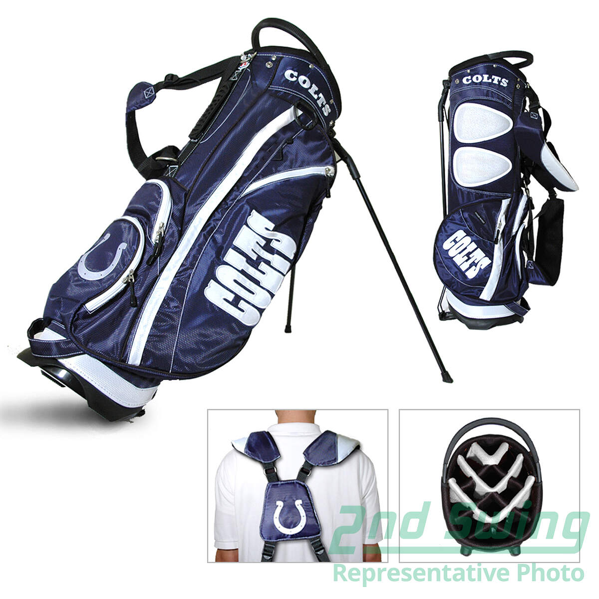team golf fairway golf stand bag